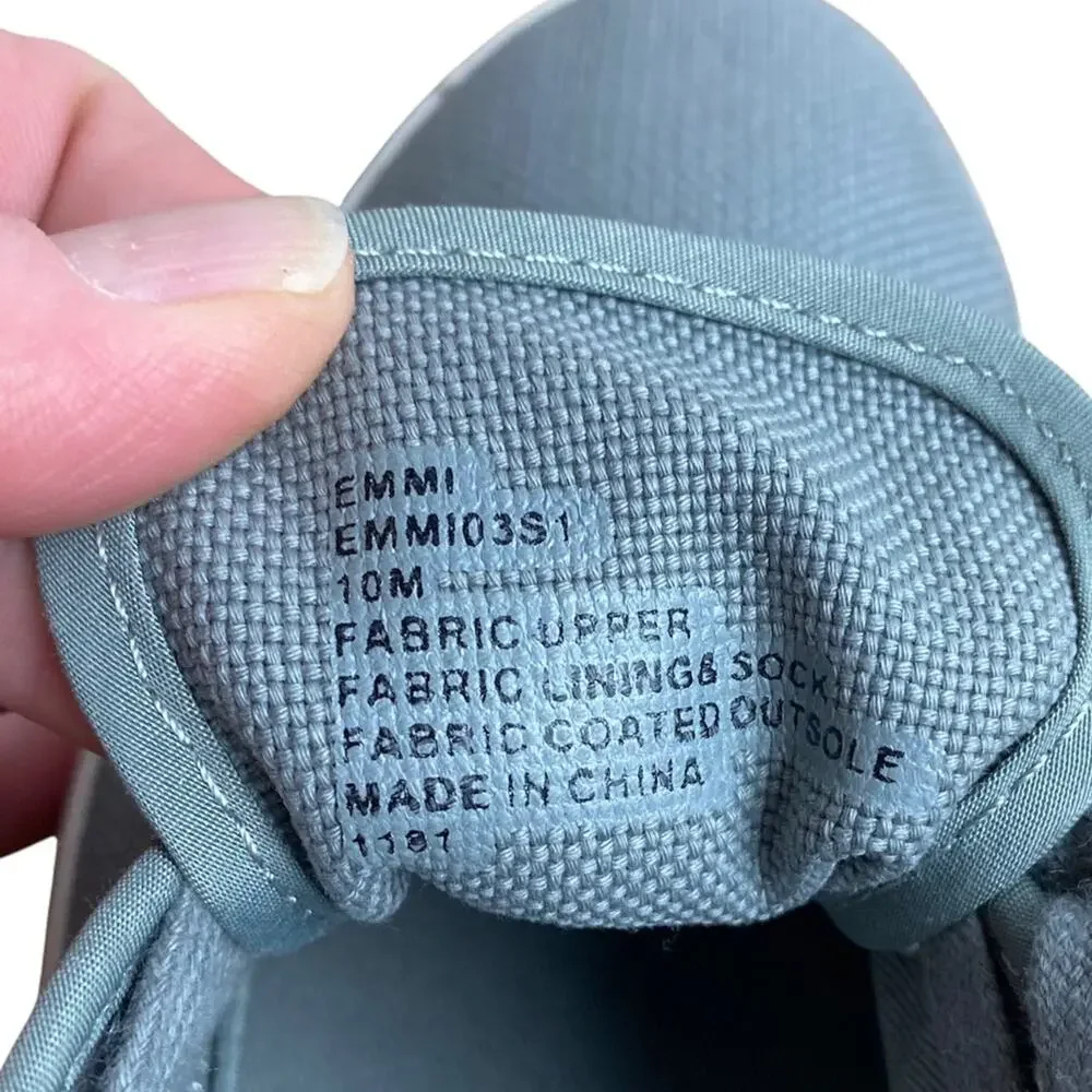 Steve Madden Emmi Platform Lace Up Sneakers Gray Sz 10